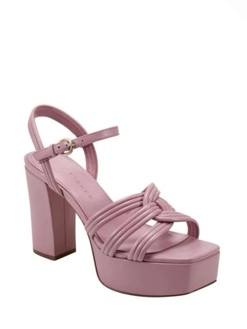NWOB: Marc Fisher LTD Cairo Pink Platform Sandals, sz. 8.5